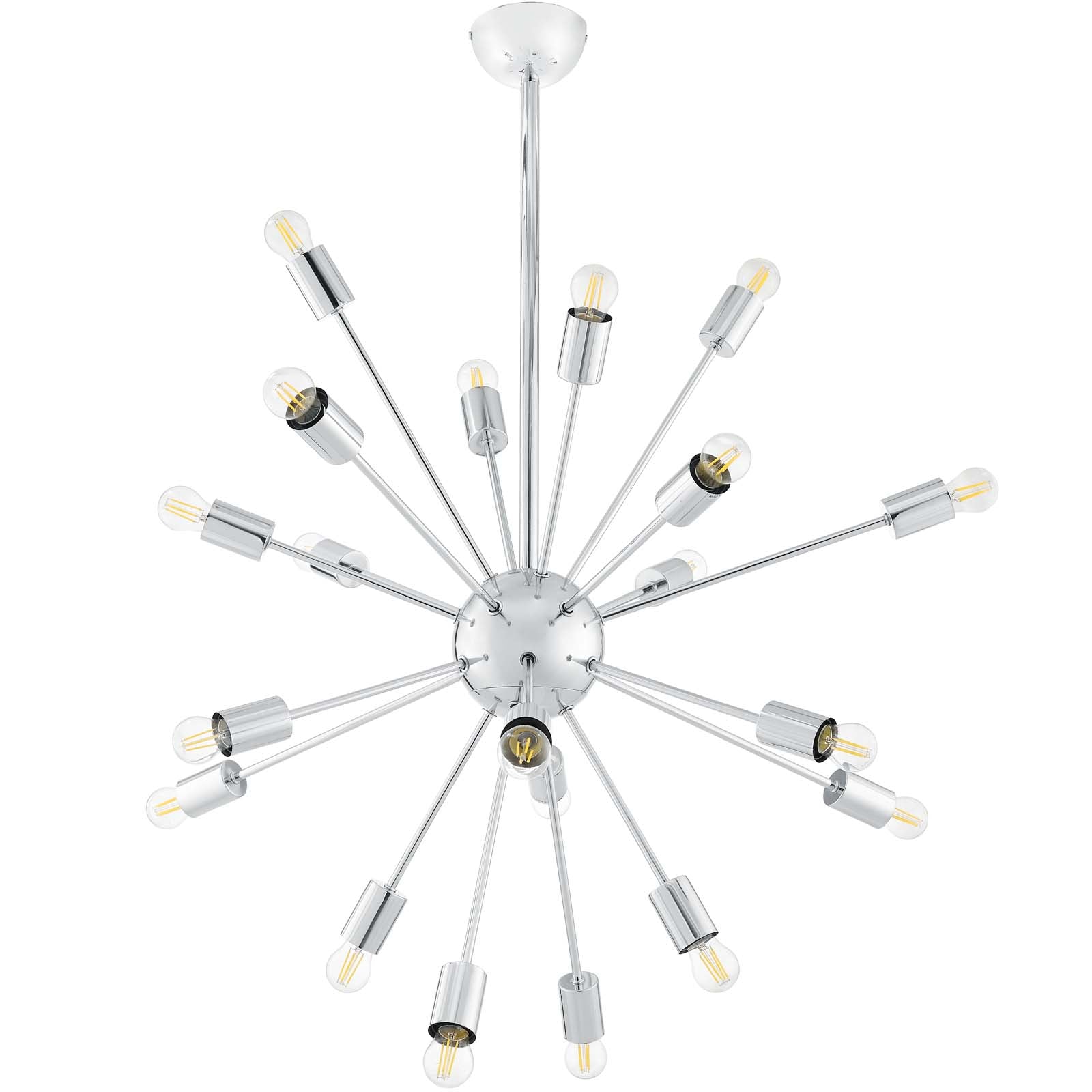 Modern Volley Pendant Chandelier - Sleek Hanging Light Fixture for Dining Room, Kitchen Island & Bedroom Decor