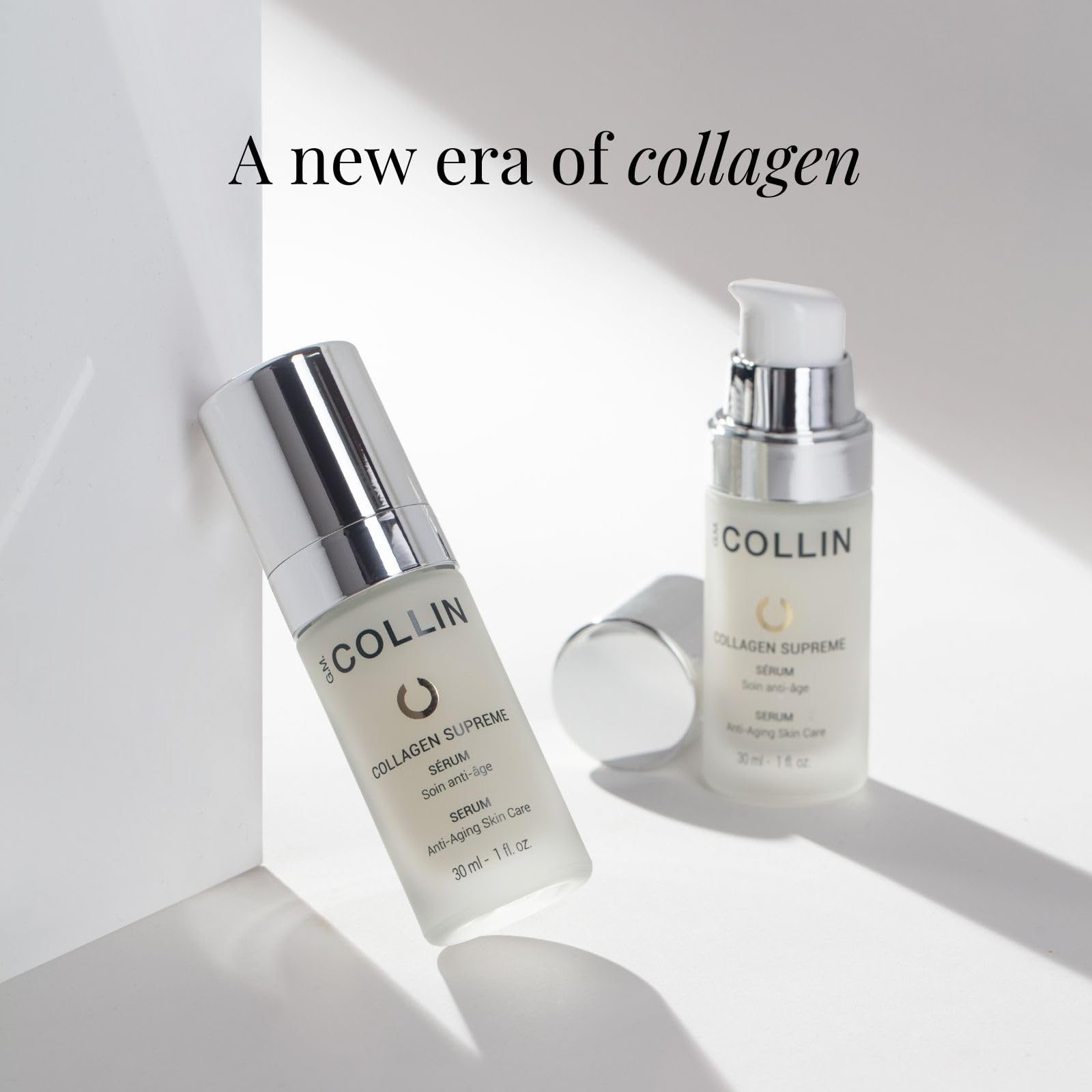 G.M. COLLIN Collagen Supreme Serum - Anti-Aging Hydrating Face Serum with Vegan Collagen to Reduce Wrinkles & Improve Skin Firmness | Daily Skincare Routine for Youthful Glow