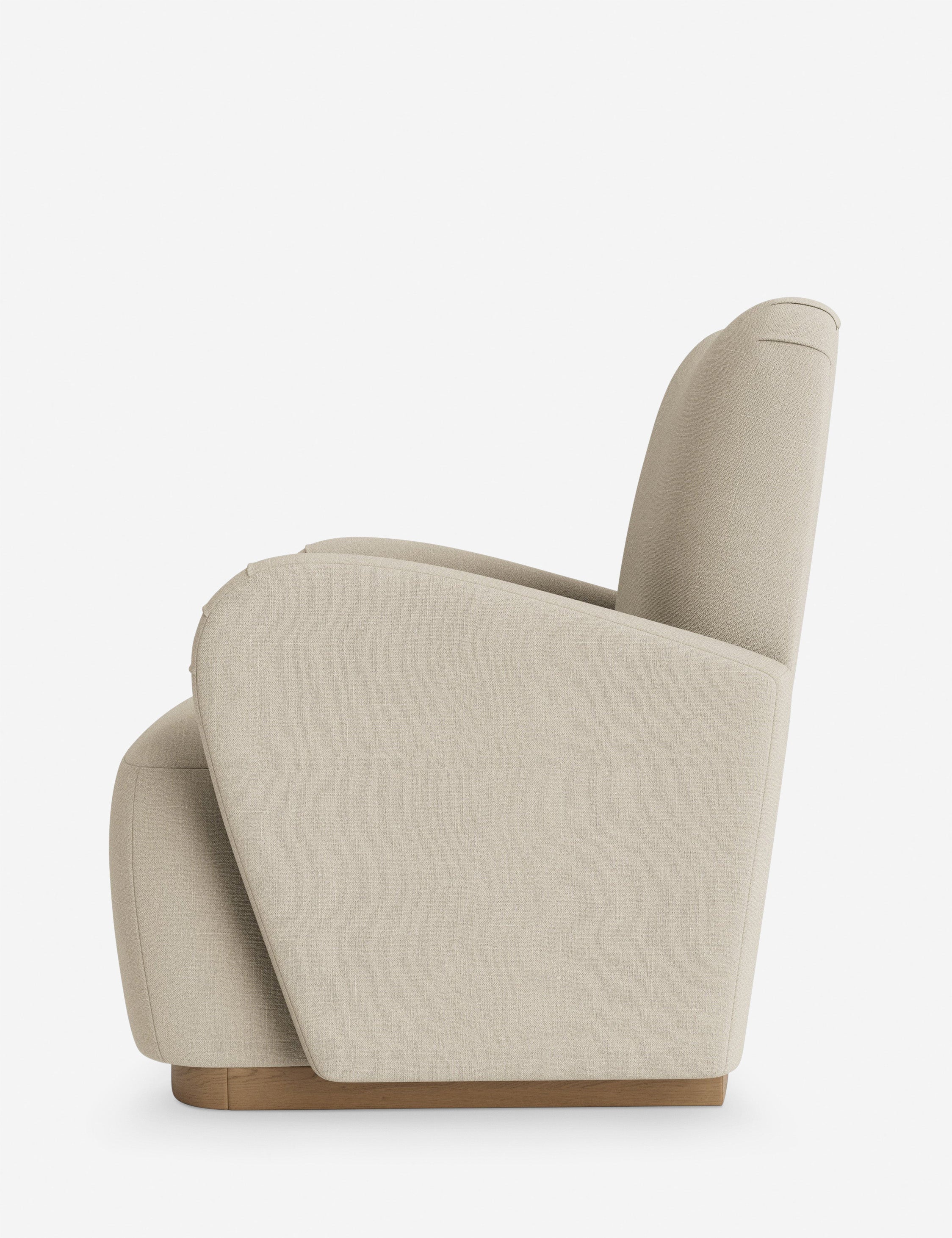 Modern Bei Accent Chair by DISC Interiors - Mid-Century Inspired Lounge Chair for Living Room, Bedroom & Office Decor