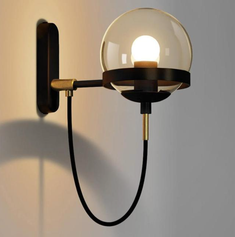 Stella Wall Sconce with Stand - Modern Plug-in Wall Light Fixture for Living Room, Bedroom & Hallway - Final Sale