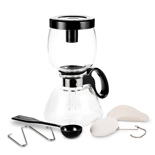 Yama Siphon 5 Cup Stovetop Coffee Maker (15oz) - Premium Vacuum Coffee Brewer for Home, Office & Camping - Perfect for Pour Over Coffee Lovers & Specialty Brewing