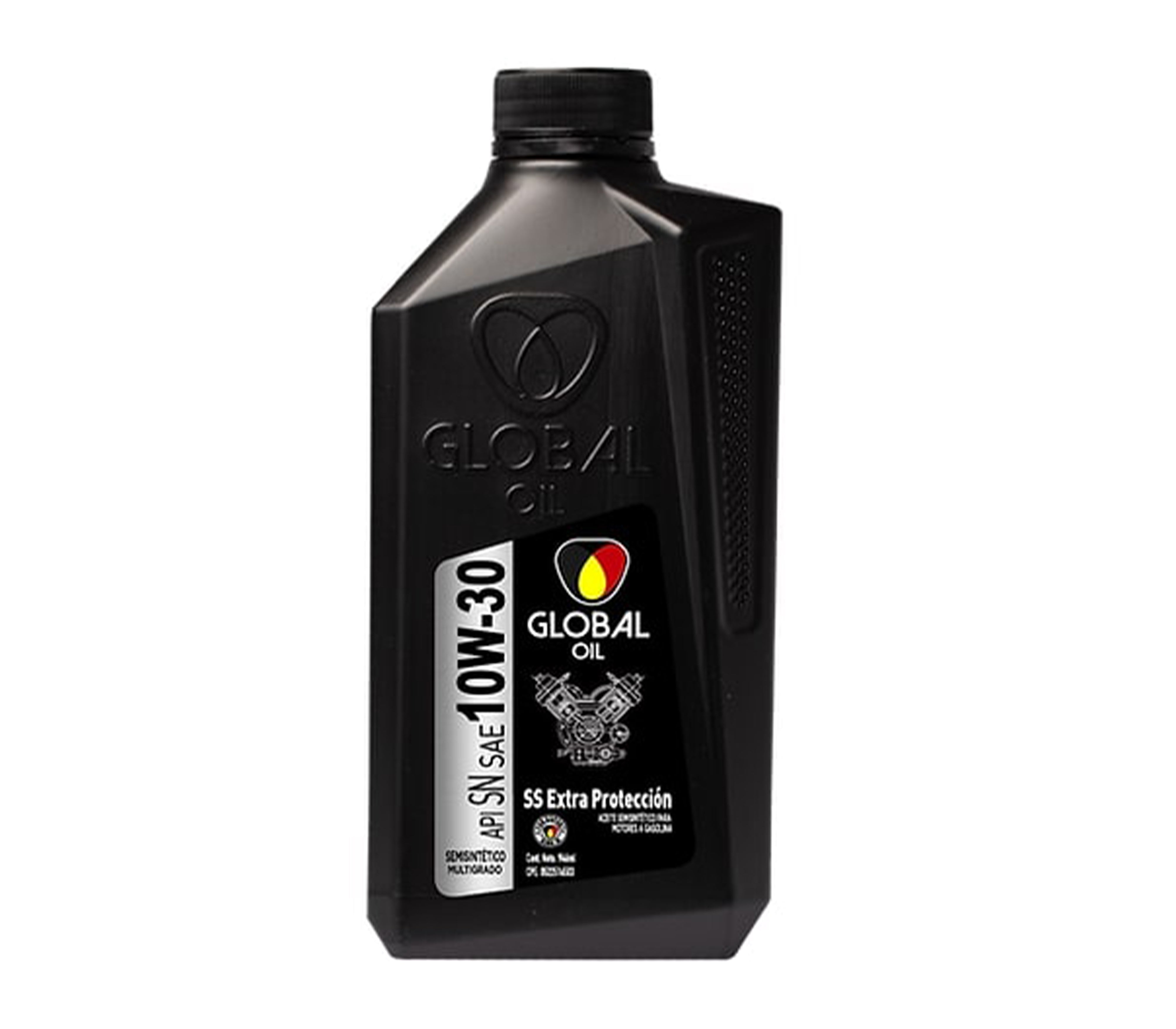 Global Oil API SN SAE 10W-30 Full Synthetic Motor Oil - 1 Liter | Extra Engine Protection for Cars, Trucks & SUVs | Ideal for High Mileage & Extreme Temperature Conditions