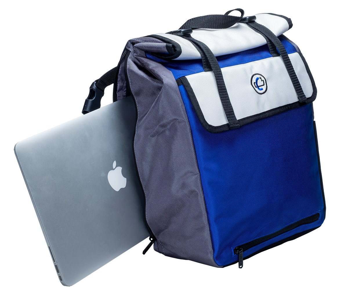 Case-It Laptop Backpack 2.0 with Hide-Away Binder Holder - Water-Resistant School & Travel Backpack for 13-15 Inch Laptops (Magenta, BKP-202-MAG) - Perfect for College Students, Office Commuters & Business Travel