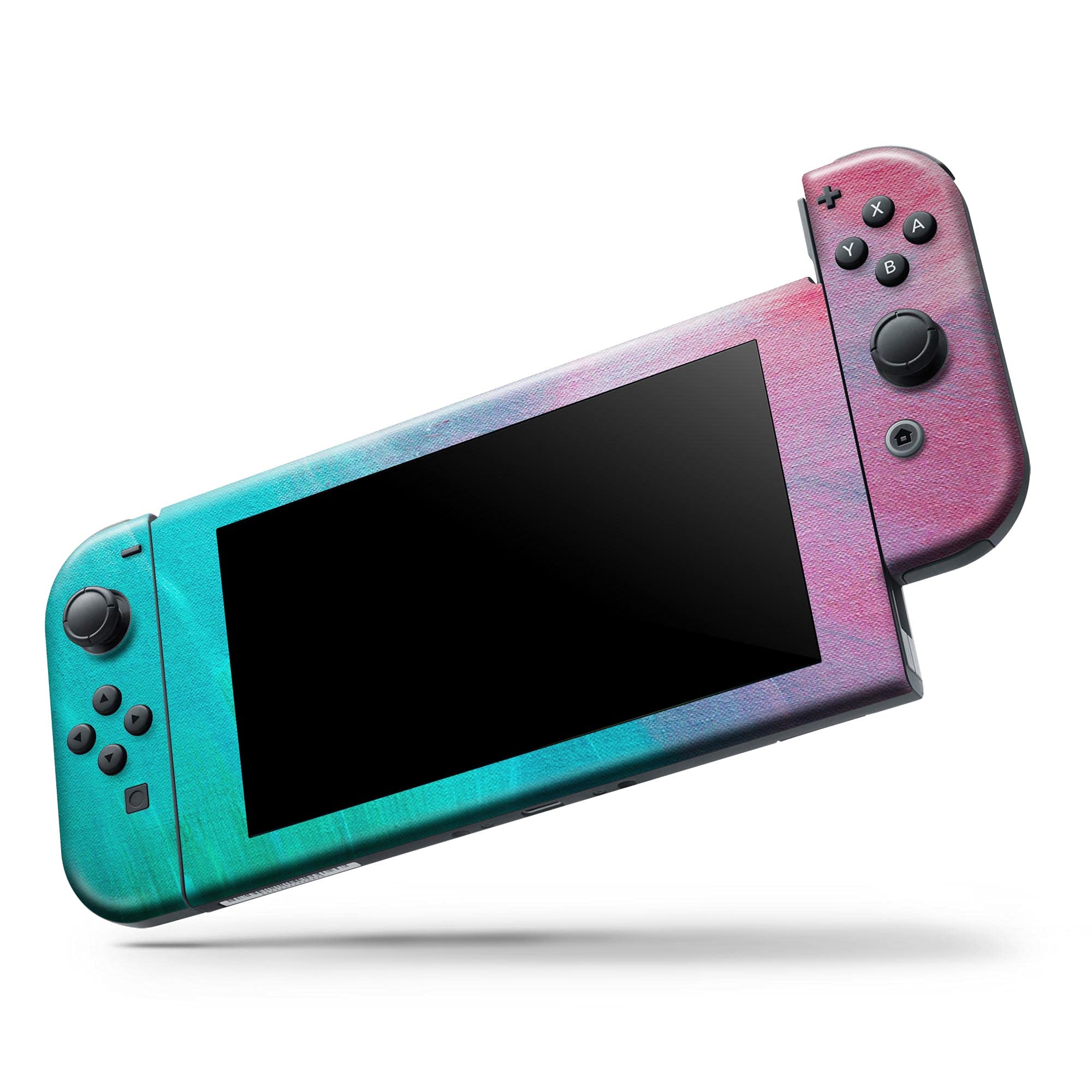 Nintendo Switch Skin Decal - Removable Scratch-Resistant Vinyl Wrap Cover - Pastel Marble Design - Compatible with Switch Console Bundle - Perfect for Gaming Protection & Customization