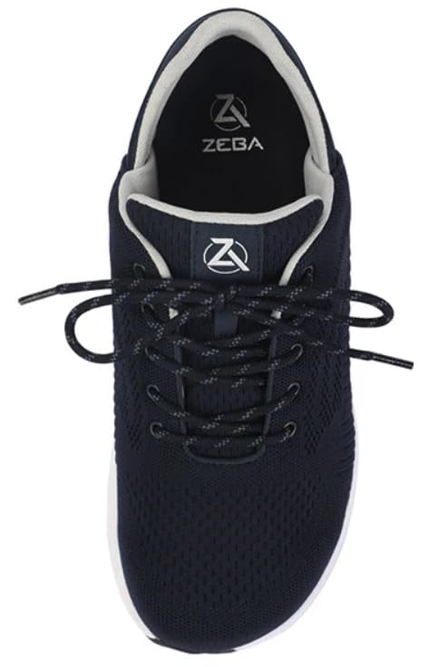 ZEBA Men's Hands-Free Slip-On Husky Walking Sneakers - Comfortable Lightweight Shoes for Walking, Running & Travel - Perfect for Outdoor Activities, Work & Casual Wear
