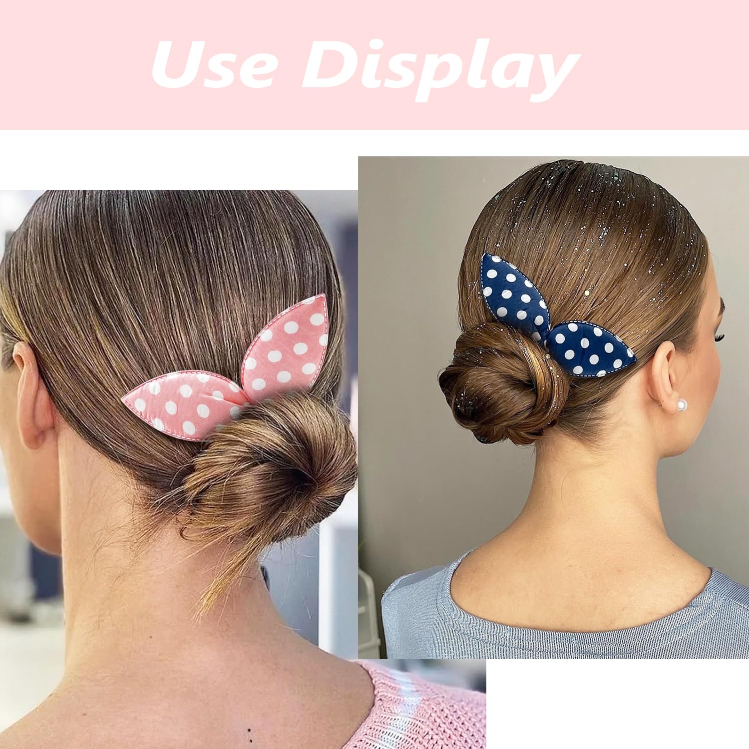 Deft Hair Accessories Set for Women & Girls | French Twist Bun Maker, Rabbit Ear Twister & Polka Dot Braiding Tool | Quick Hairstyling for Parties, Weddings & Everyday Looks