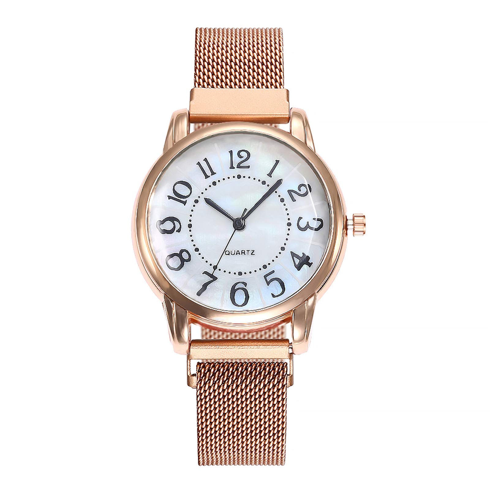 Elegant British Diamond Inlaid Women's Watch - 30mm Magnetic Trendy Bracelet Band for Women | Perfect for Office, Party & Daily Wear