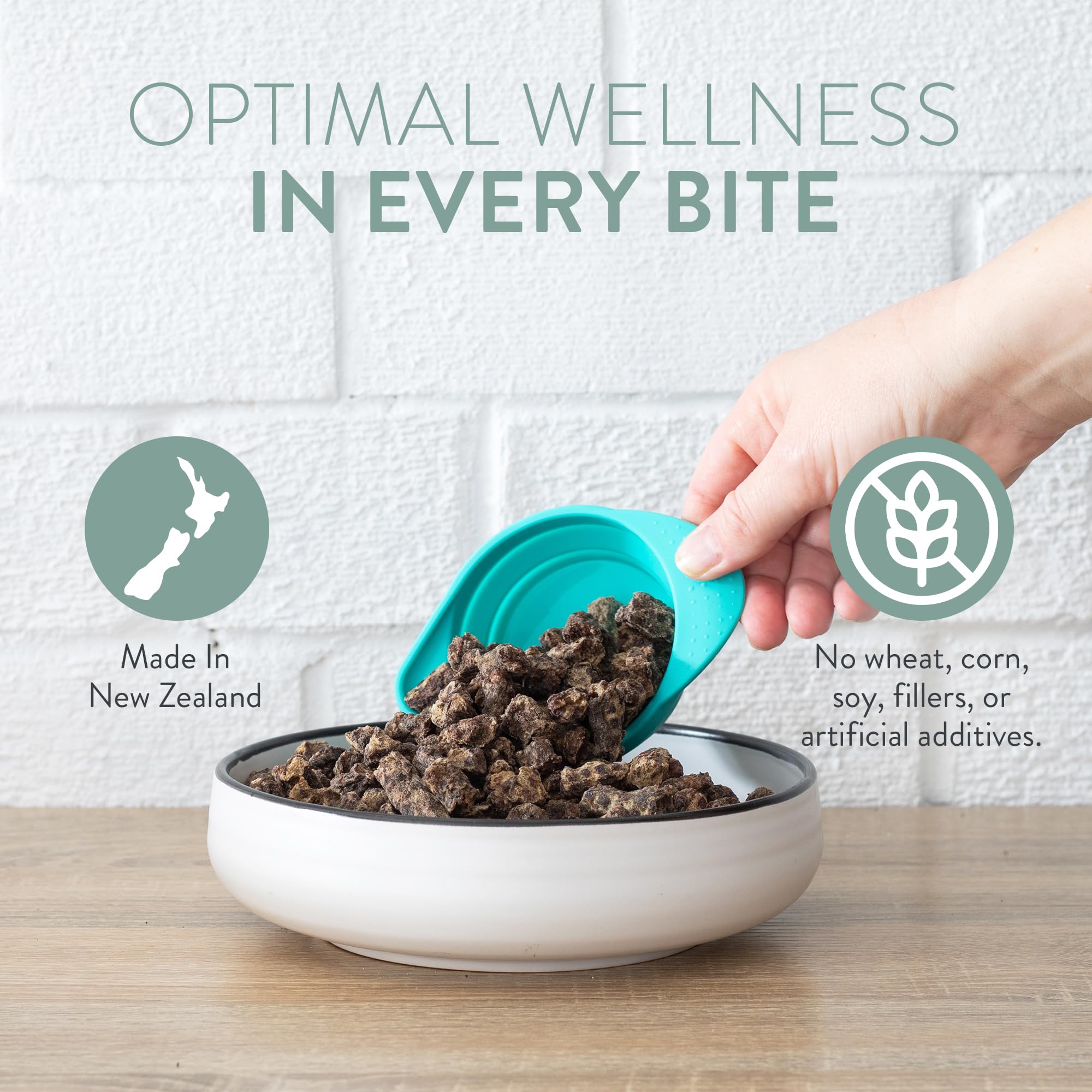 WOOF Air Dried Dog Treats - High Protein Chicken Recipe Dog Food Topper for Dry Kibble | Healthy Natural Dog Food Supplement 26.5oz | Perfect for Training Rewards & Mealtime Enhancement
