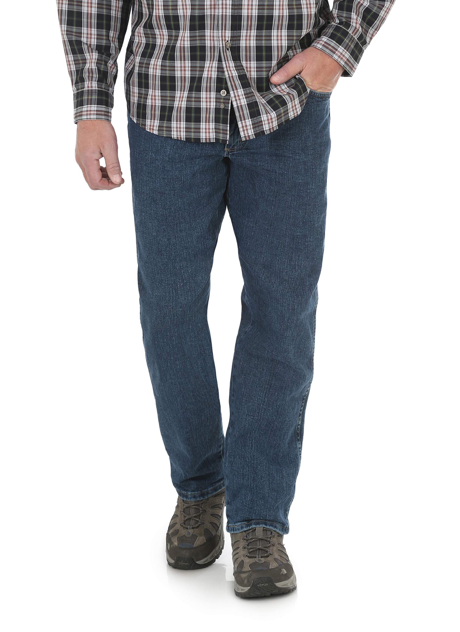 Wrangler Men's Rugged Wear Performance Series Jean - Durable Stretch Denim Pants for Work & Outdoor Activities | Comfortable Fit for Hiking, Construction & Casual Wear