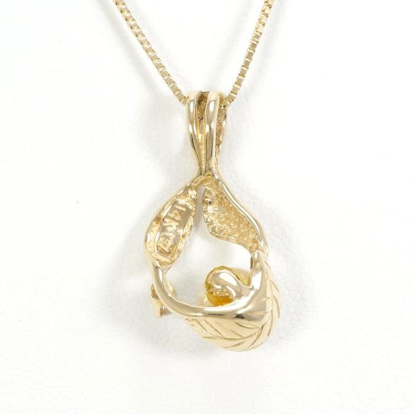 14K Yellow Gold Pearl Necklace for Women - Elegant Cultured Pearl Jewelry Gift for Birthday, Anniversary & Special Occasions