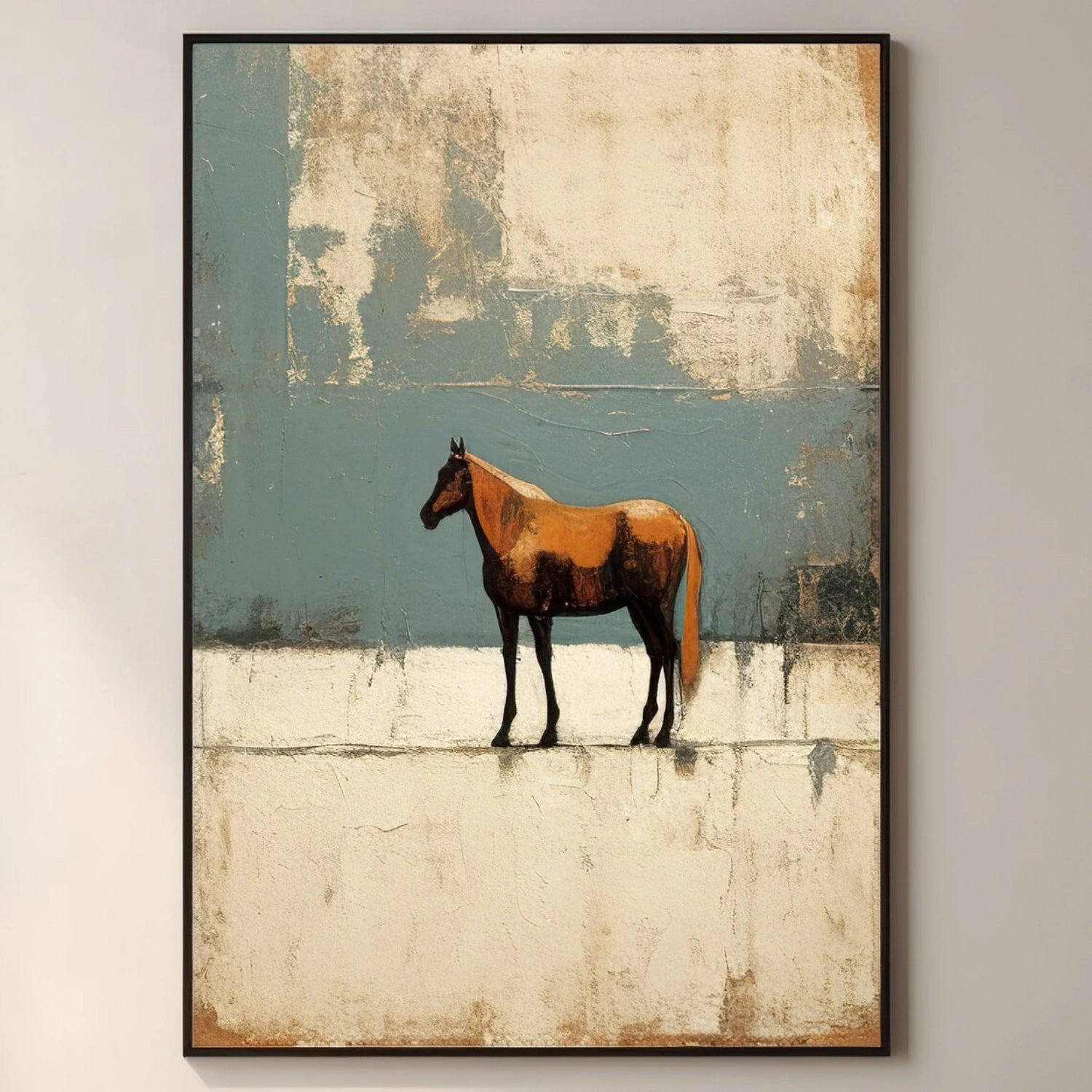 Animal Art Painting #AP134 - Handmade Wildlife Canvas Art for Home & Office Decor | Perfect for Living Room, Bedroom, or Gift