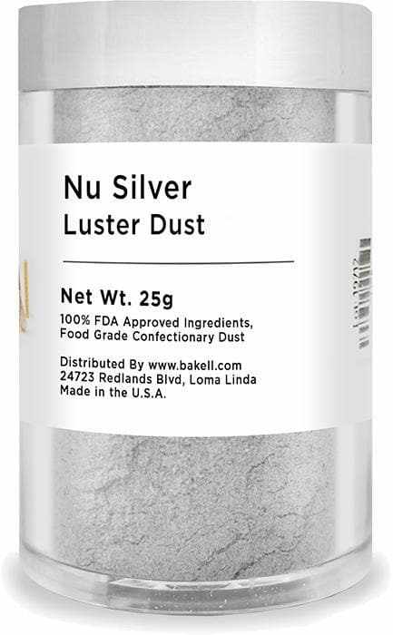 Christmas Collection Edible Luster Dust Combo Pack B - 8 Piece Set (25g Jars) for Cake Decorating, Cookie Art & Dessert Toppings