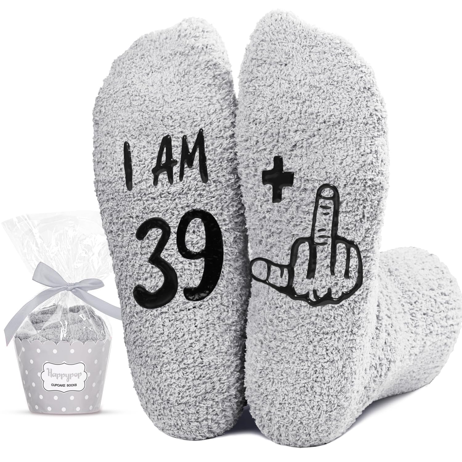 HappyPop Funny Birthday Socks for Men - Cool 40th & 30s Birthday Gift Ideas for Him - Perfect for Parties, Gag Gifts & Special Occasions