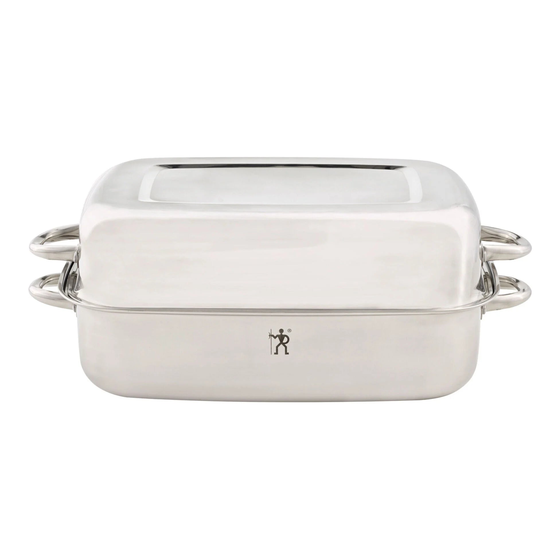ZWILLING 16 x 13 Inch Stainless Steel Multi-Use Roasting Pan with Handles - Perfect for Turkey, Chicken, Vegetables & Holiday Cooking (Model 70001 004)
