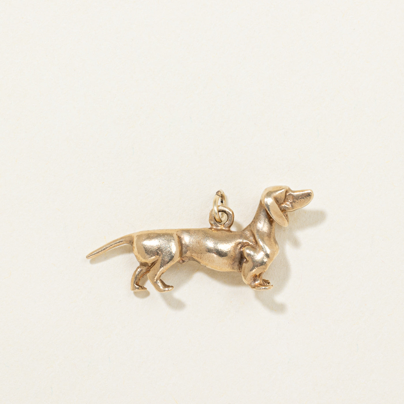10K Yellow Gold Dachshund Dog Charm Pendant Necklace - Elegant Pet Lover Jewelry Gift for Women - Perfect for Birthdays, Anniversaries & Dog-Themed Occasions