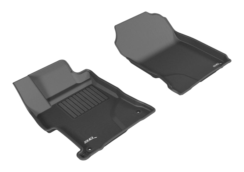 3D MAXpider Kagu Custom Fit Floor Mats for 2014-2015 Honda Civic Sedan (1st Row) - All-Weather Protection & Anti-Slip Design | Perfect for Daily Commute, Road Trips & Winter Driving