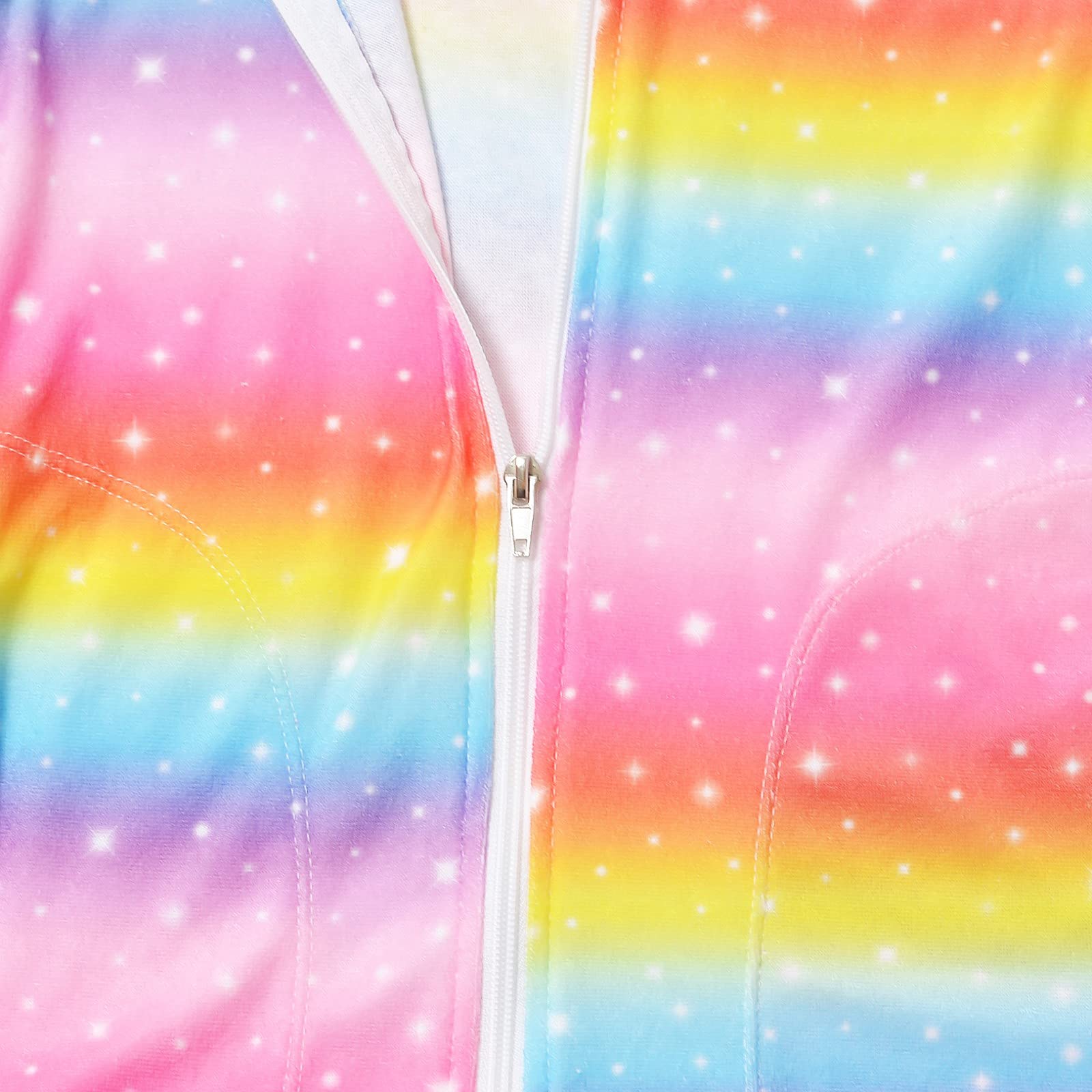 Perfashion Girls' Terry Swim Cover Up - Hooded Zip-Up Beachwear for Kids | Perfect for Pool, Beach & Summer Outings