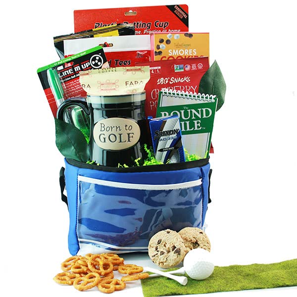 Premium Golf Snack Caddy Gift Basket - Perfect for Golf Tournaments, Corporate Gifts & On-Course Refreshments