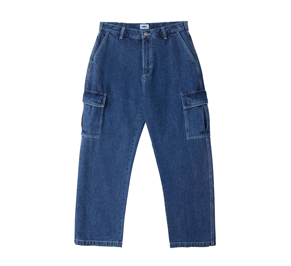 Bigwig Cargo Denim Pants for Men - Durable Workwear Jeans for Construction, Farming & Outdoor Activities