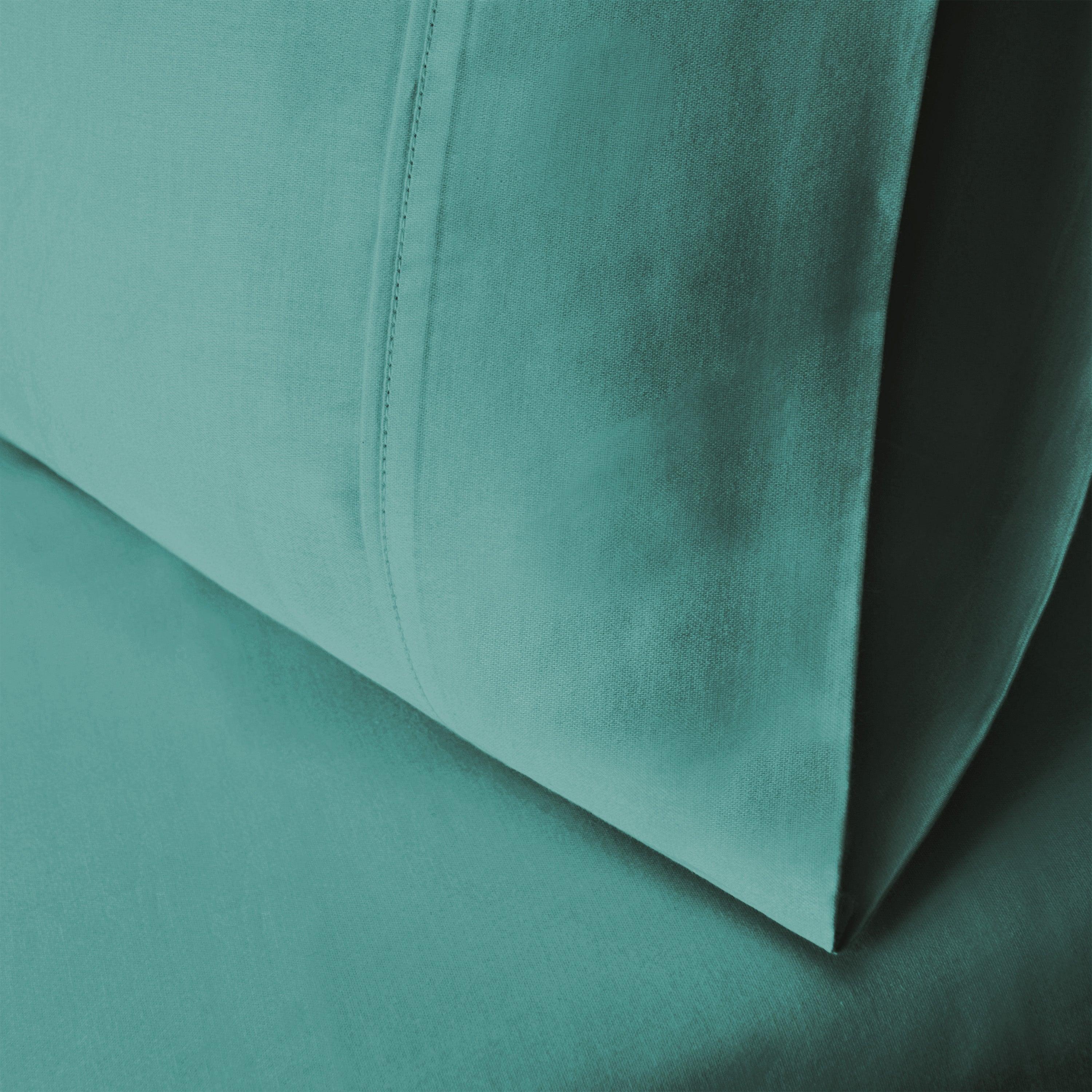 Premium 600 Thread Count Cotton Blend Pillowcase Set - Soft & Breathable for Ultimate Comfort - Perfect for Bedroom, Hotel, and Home Decor