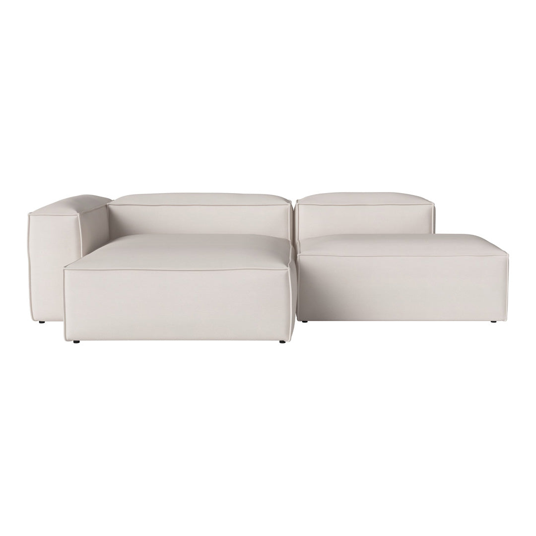 Cosima 2 Seater Sofa with Open End & Chaise - Modern Living Room Furniture for Small Spaces | Perfect for Apartments, Condos and Cozy Home Decor