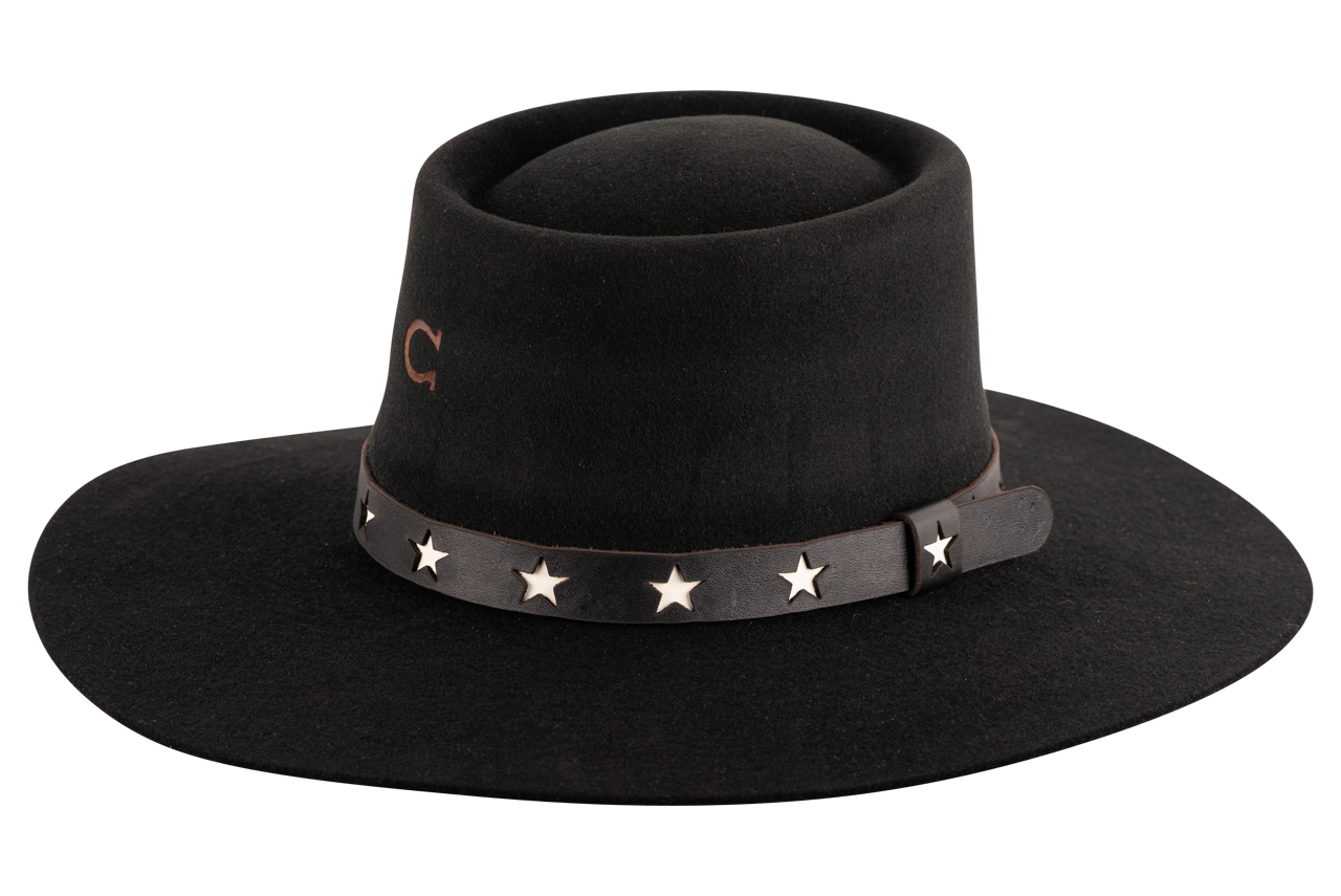 Charlie 1 Horse Cosmic Cowgirl Hat - Western Style Black Cowgirl Hat for Women | Perfect for Rodeo, Country Music Festivals & Outdoor Adventures