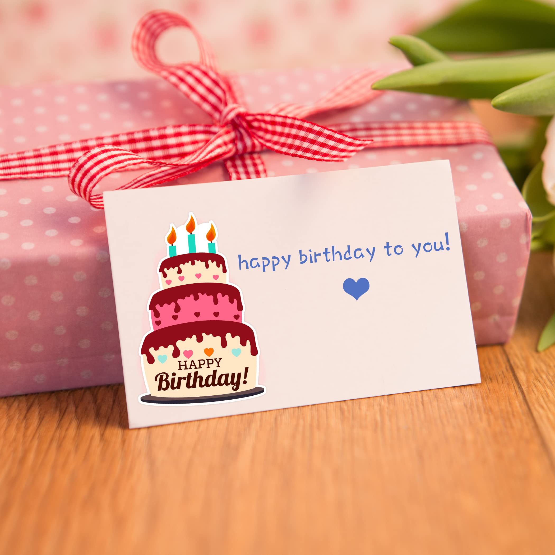 Happy Birthday Stickers for Kids - 24 Large Sheets with Fun Designs for Classroom, Envelopes, Cakes & Party Favors - Perfect for School Celebrations, Birthday Parties & DIY Crafts