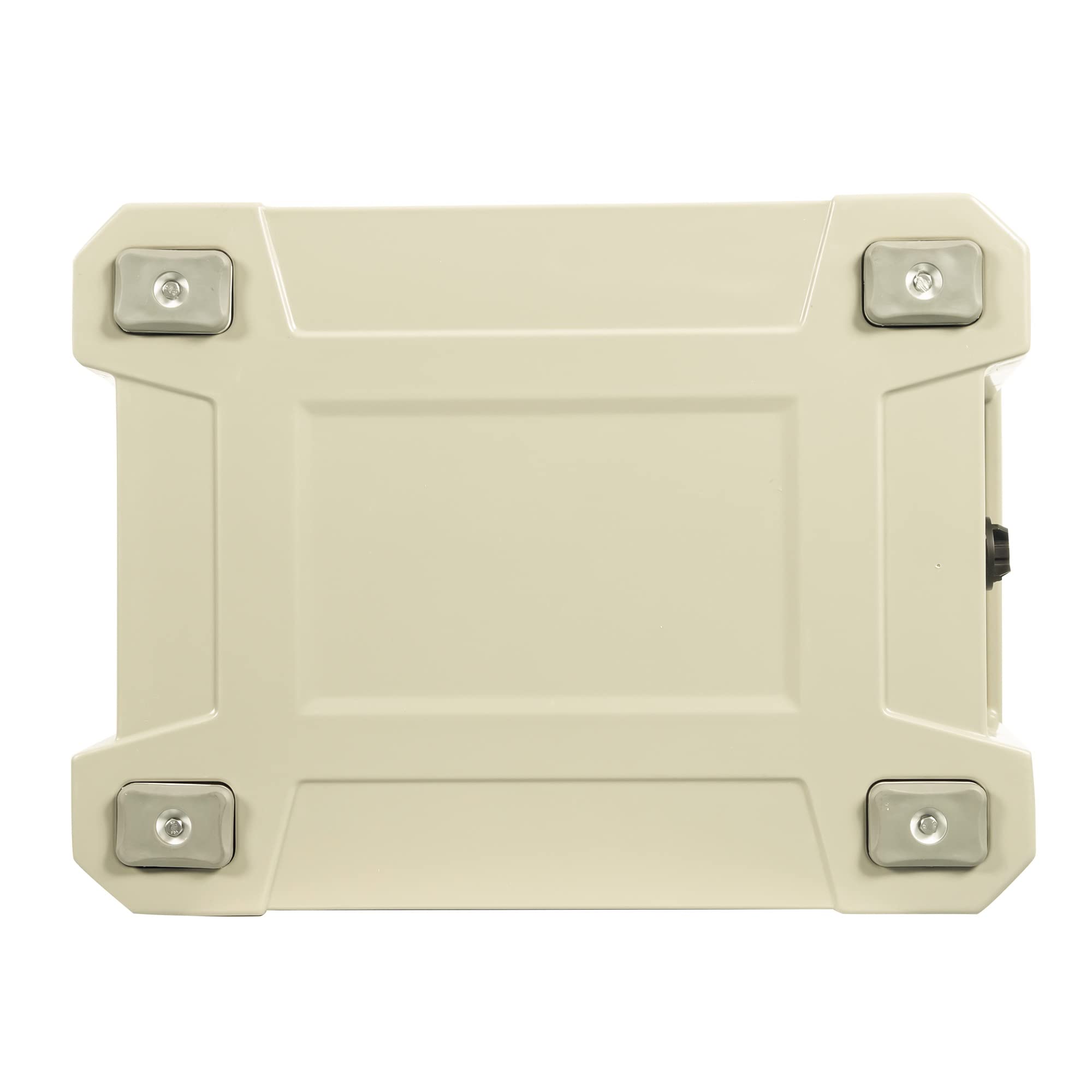 CAMP-ZERO 40L-42 Quart Heavy Duty Hard Cooler Ice Chest for Camping, Beach, Picnics, Boating & Outdoor Adventures - Leakproof Design with 4 Built-in Cup Holders & Ergonomic Handles - Keep Drinks Cold for Days, Ideal for Tailgating, Fishing Trips & RV Travel