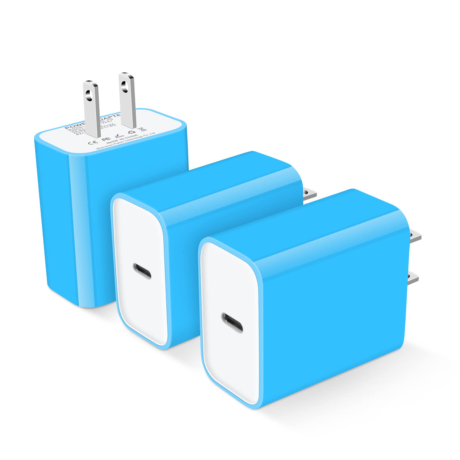 20W Samsung Fast Charger Block - USB C Wall Adapter for Galaxy S23 Ultra/S22+/S21/S20 & A Series (A24/A14/A03S/A13/A54/A34/A53/A23) - Quick Charge for Home, Office & Travel
