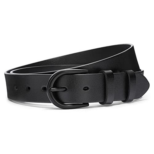 Black With Elliptical Buckle