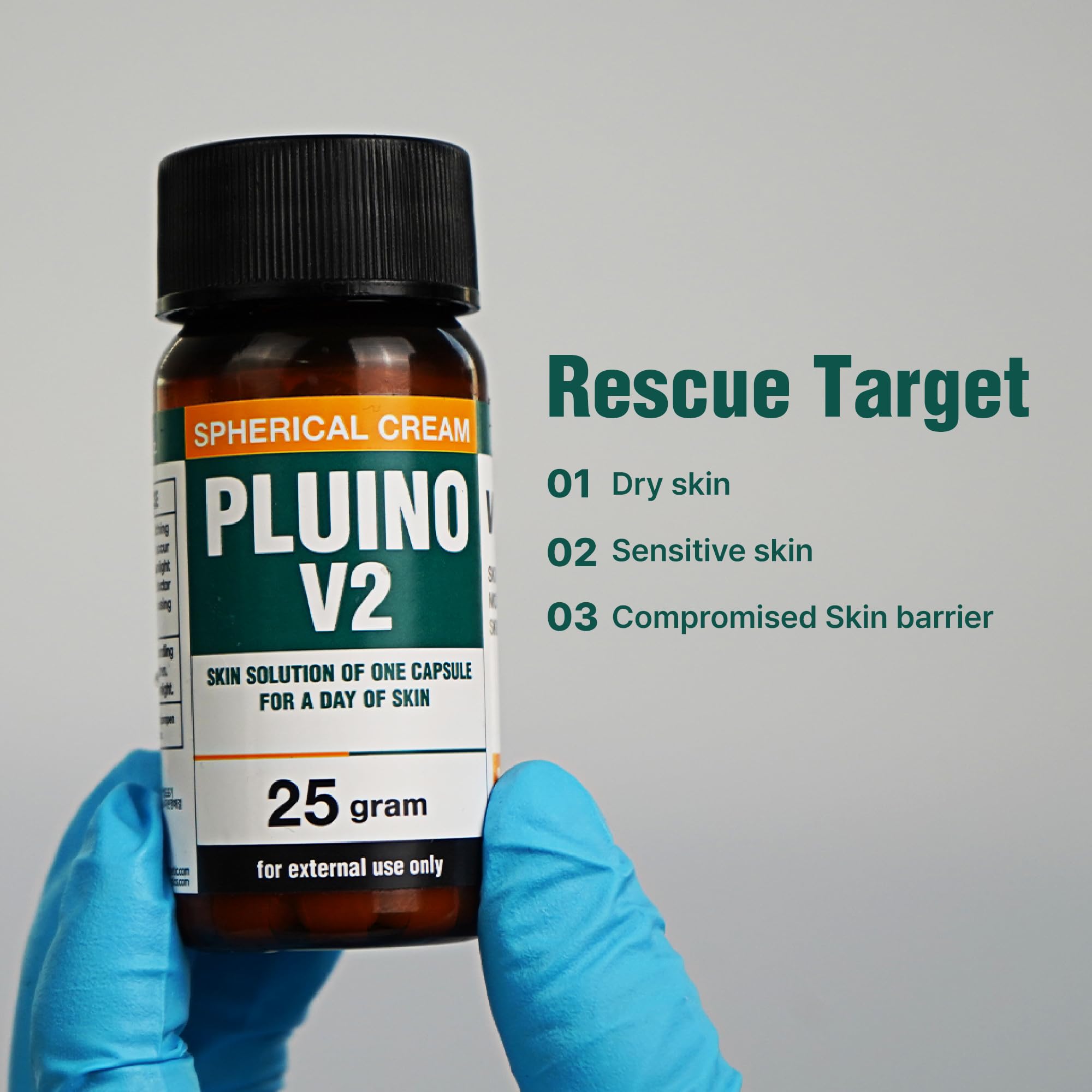 PLUINO Korean Skin Care Booster Capsule - Hydrating Face Serum with Panthenol & Niacinamide for Sensitive & Acne Skin, 25g/0.88 fl.oz - Daily Moisturizing Essence for Glowing Complexion & Skin Repair