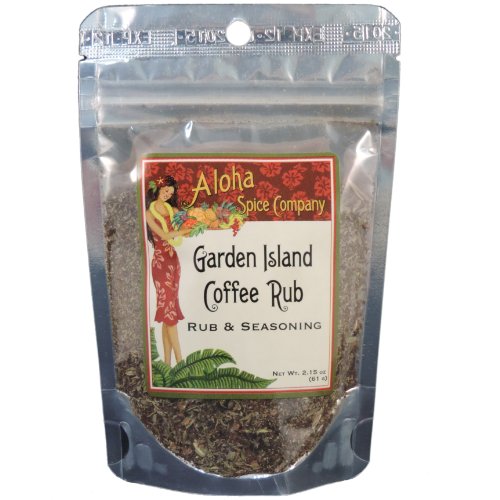 Premium Garden Island Coffee Rub & Seasoning - 4 Pack Gourmet Spice Blend for Steak, Pork & BBQ - Perfect for Grilling, Smoking & Home Cooking