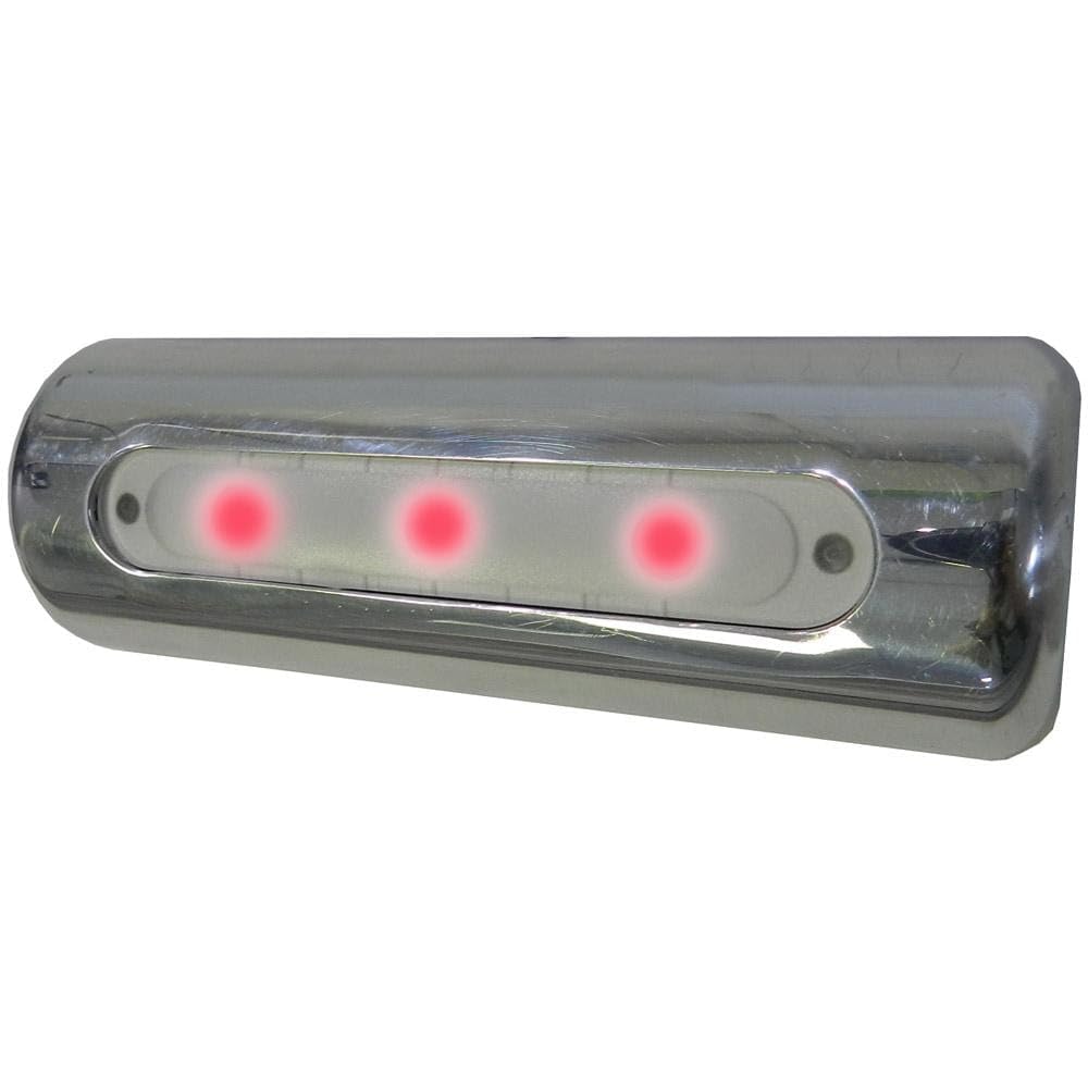 TACO Metals Marine LED Pipe Mount Deck Light - Waterproof Boat Lighting for Deck, Dock & Pontoon | Ideal for Night Fishing & Boating Safety