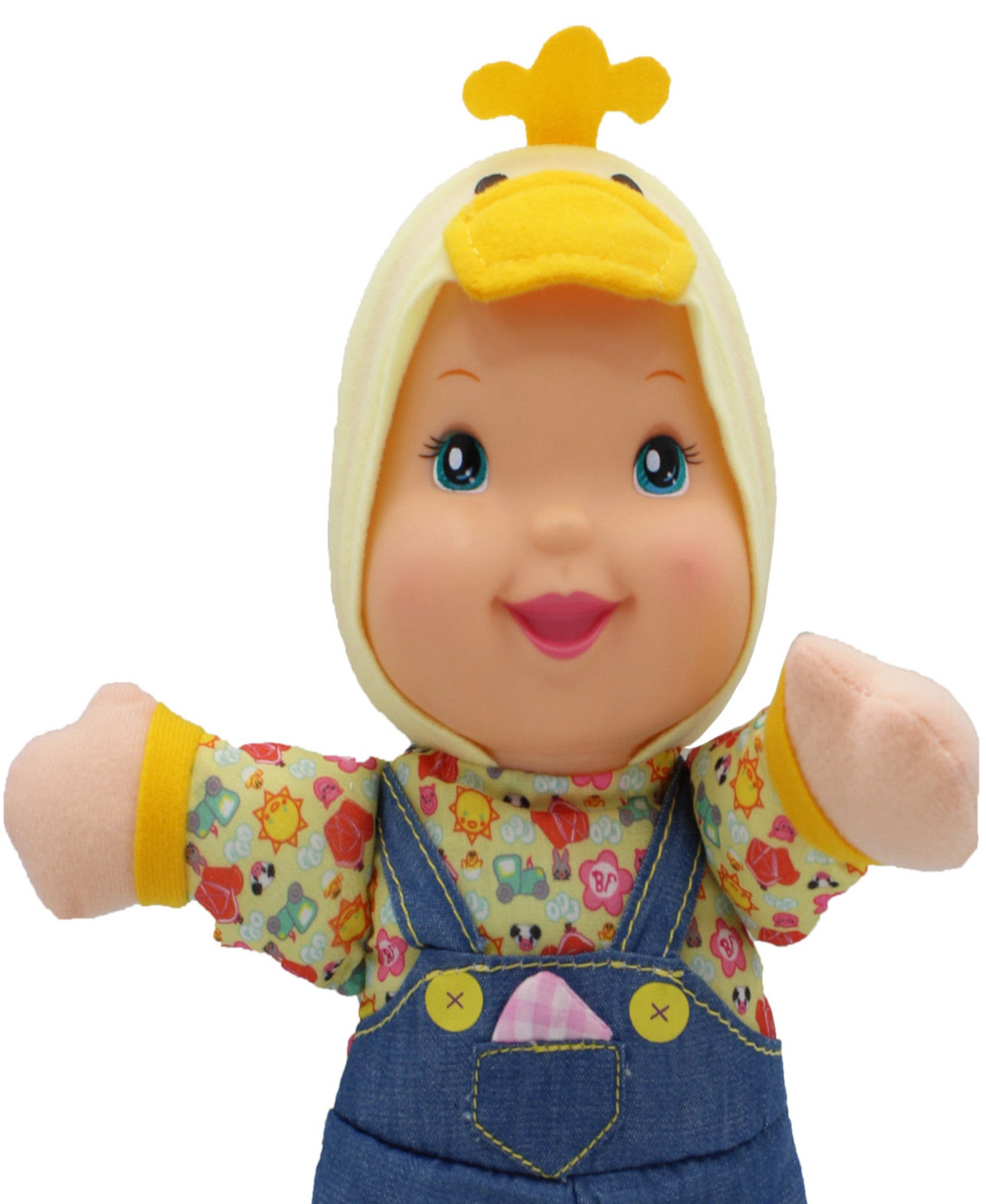 Baby's First Farm Animal Friends Musical Duck Doll - Interactive Plush Toy for Toddlers & Infants - Perfect for Early Learning, Playtime & Nursery Decor
