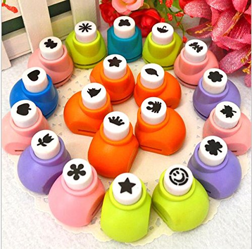 6-Piece Mini Scrapbook Punch Set - Floral Shape Hole Punchers for DIY Card Making, Scrapbooking & Paper Crafts (Perfect for Handmade Greeting Cards, Journals & Craft Projects)