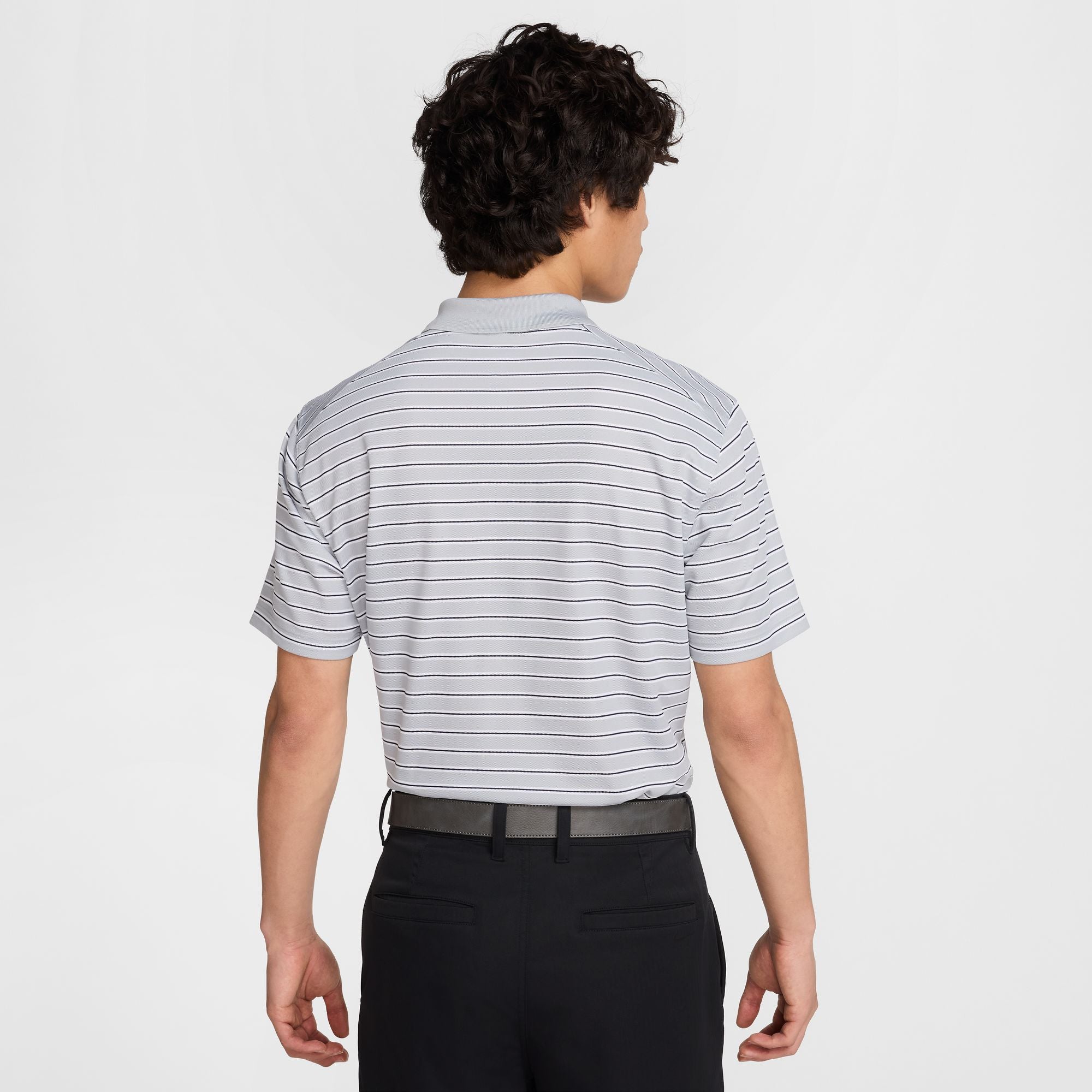 Nike Men's Victory Striped Golf Polo Shirt - Breathable & Moisture-Wicking Performance Top for Golf, Casual Wear & Outdoor Activities