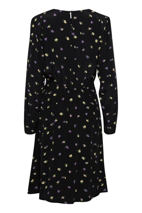 Heli Mini Dress - Black Floral Print Summer Party Dress for Women | Casual & Night Out Outfits | Perfect for Dates, Clubs and Beach Vacations