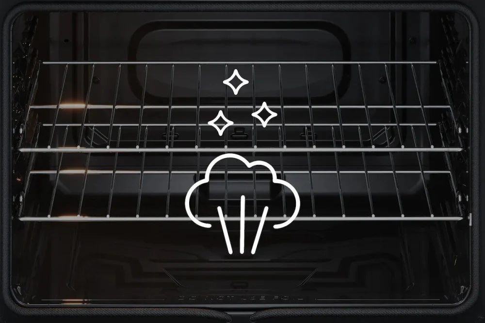 Frigidaire FCFG3062AW 30-Inch Gas Range with Steam Clean Function - White | Professional Kitchen Appliance for Baking, Roasting & Family Cooking