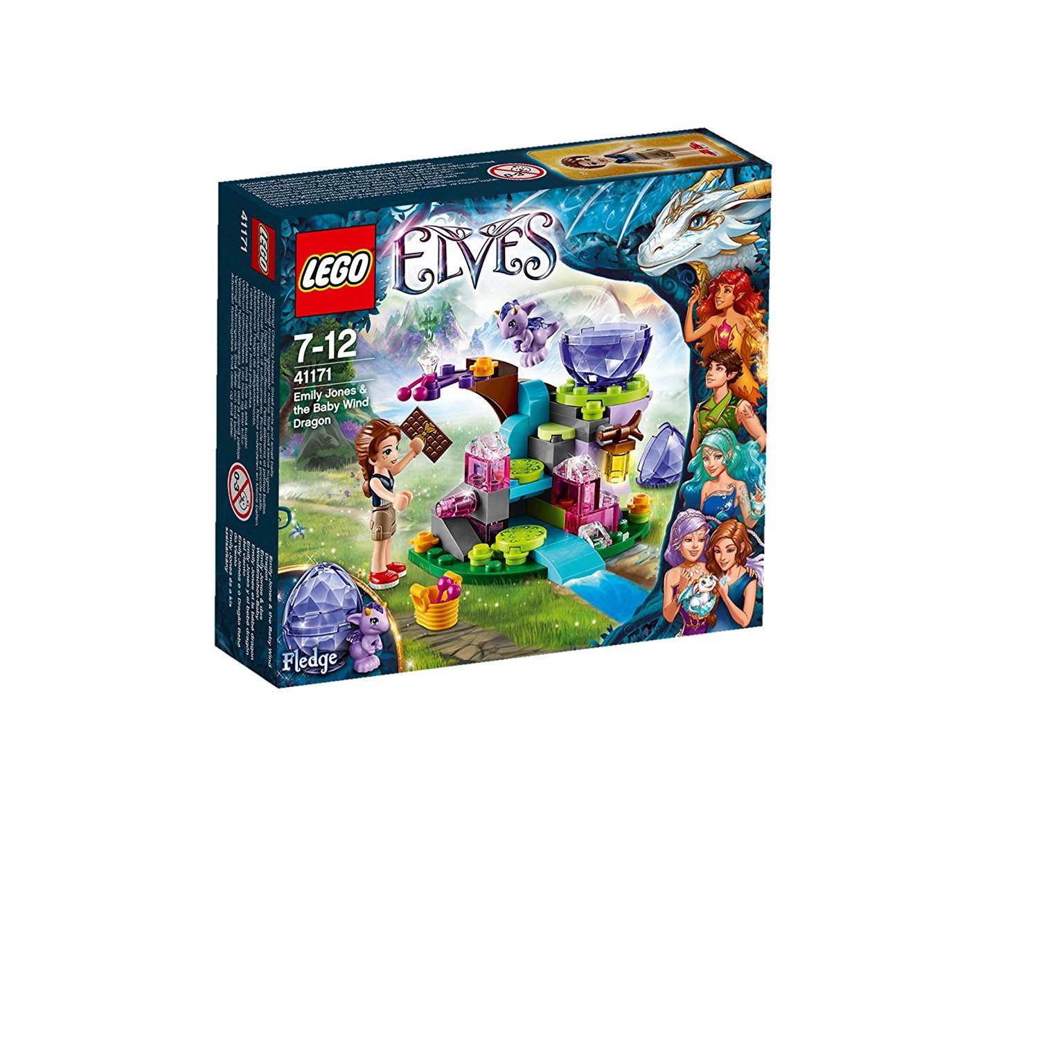 LEGO Elves 41171: Emily Jones & The Baby Wind Dragon Building Set – Fantasy Toy for Kids, Creative Play & Collectible Gift for LEGO Fans | Perfect for Birthday, Christmas & Imaginative Playtime
