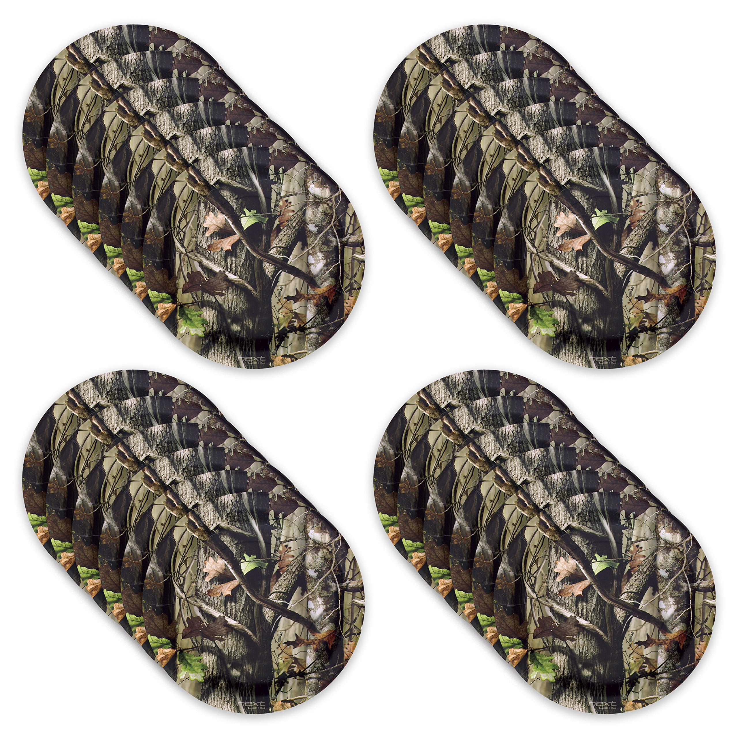 9 Disposable Camouflage Paper Plates (24 Pack) - Camo Party Plates for Hunting, Birthday, Picnic & Outdoor Events - Perfect for Hunter Themed Parties, Camping Trips & BBQ Gatherings