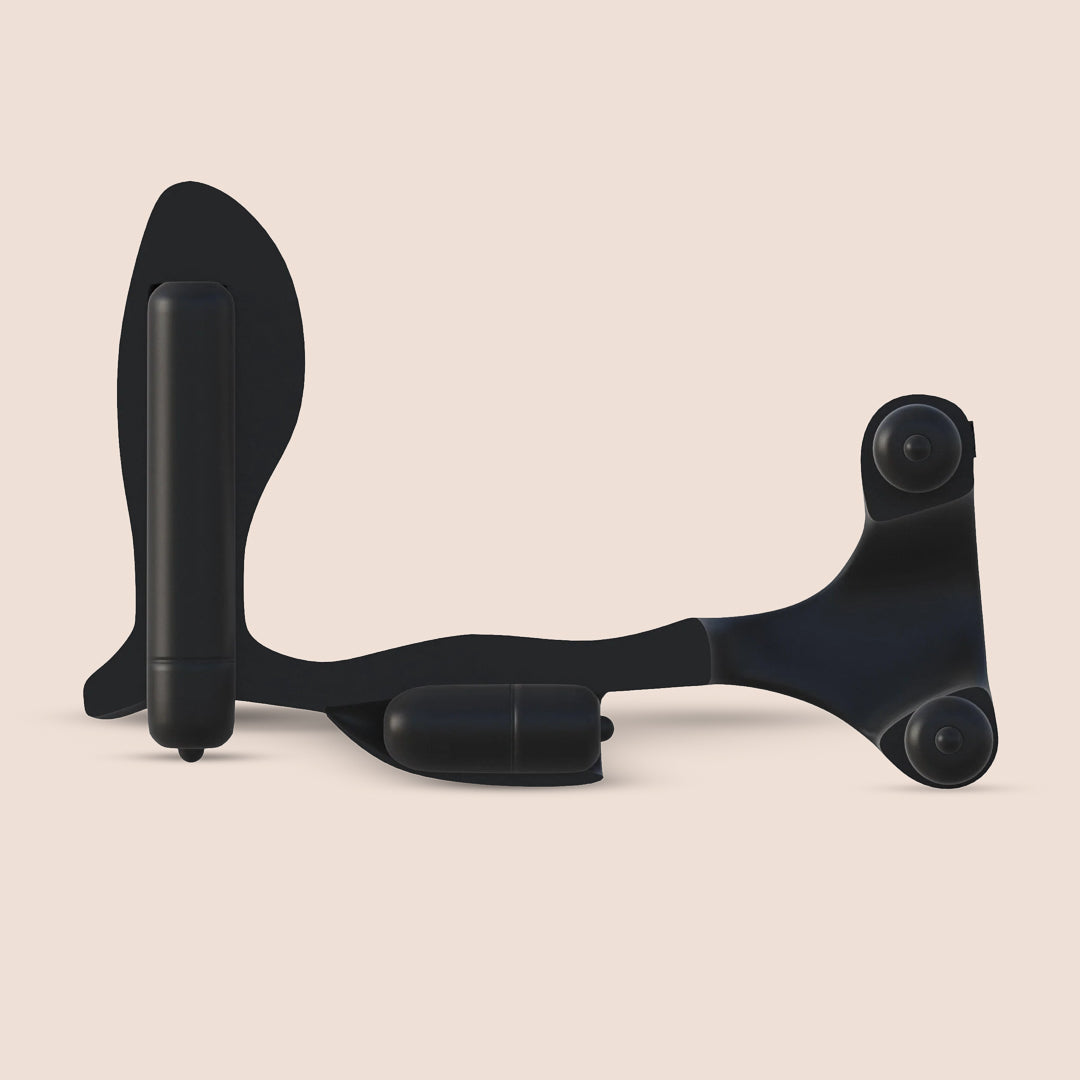 Fantasy C Ringz Ultimate Ass Gasm - Rechargeable Vibrating Butt Plug with C-Ring Stimulator for Couples | Powerful Dual Stimulation for Enhanced Pleasure | Perfect for Solo Play, Couples & BDSM Scenes