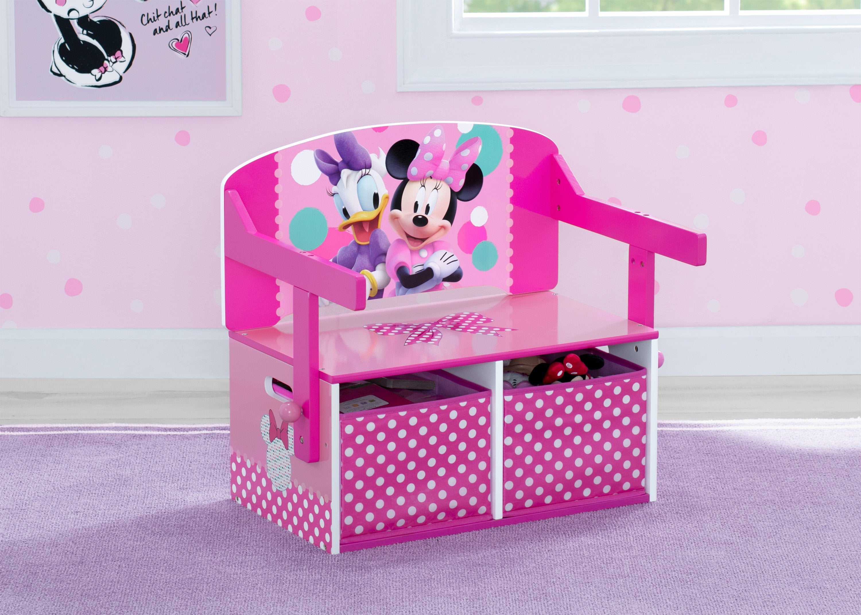 Minnie Mouse Activity Bench for Toddlers - Fun & Educational Toy for Kids - Perfect for Playtime, Learning & Pretend Play at Home or Preschool