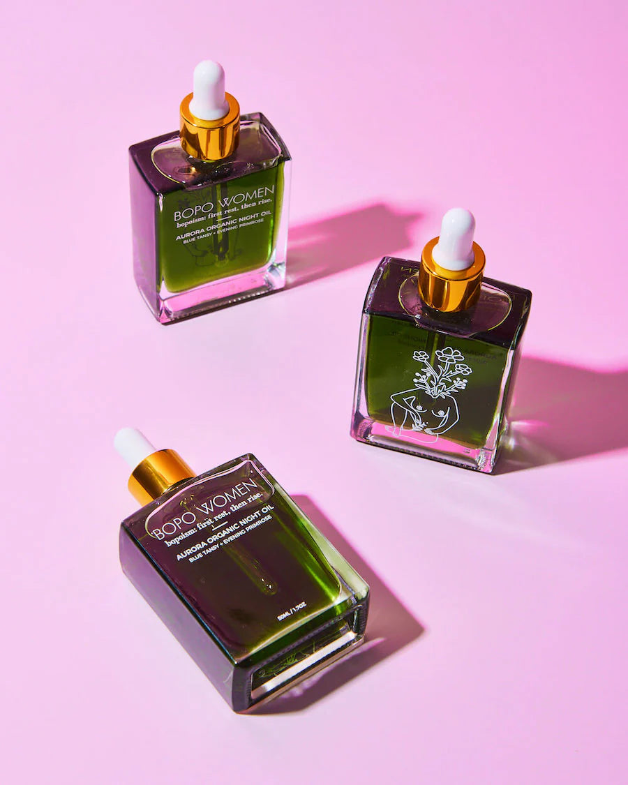 Aurora Organic Night Oil - 100% Natural Face Oil for Hydration & Anti-Aging | Perfect for Nighttime Skincare Routine & Dry Skin Care