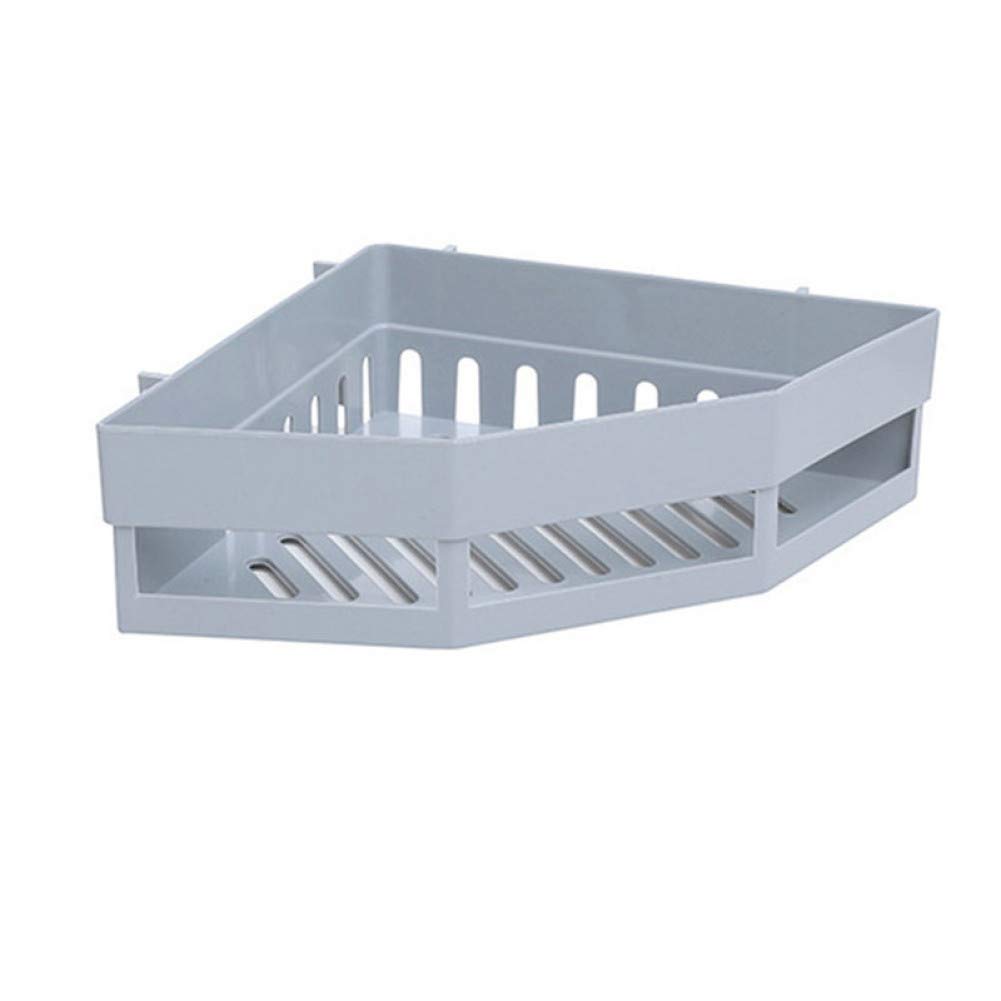 Corner Bathroom Shelf - Wall Mounted Storage Organizer for Bathroom & Kitchen - Perfect for Shower, Toiletries, and Spice Storage