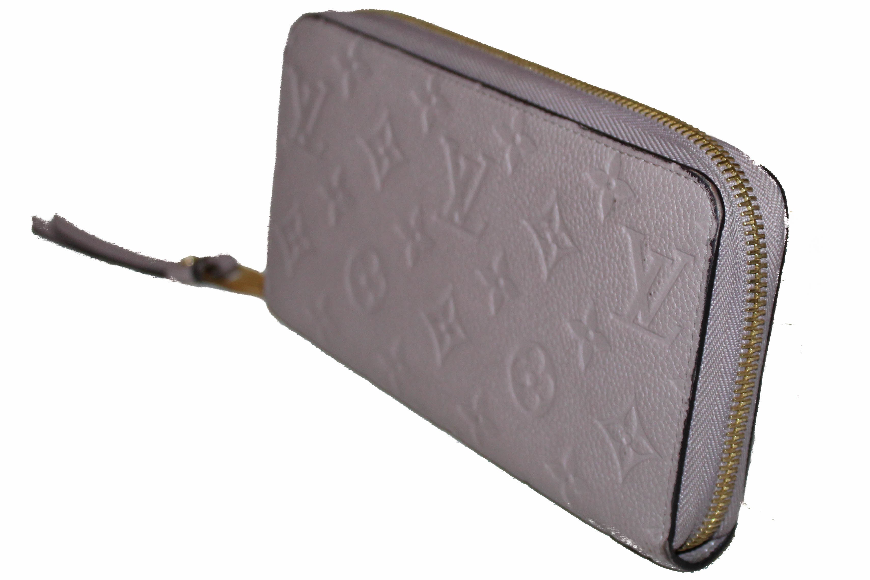 Authentic Louis Vuitton Mastic Monogram Empreinte Leather Zippy Wallet for Women | Luxury Designer Wallet for Everyday Use & Travel | Compact RFID-Blocking Credit Card Holder