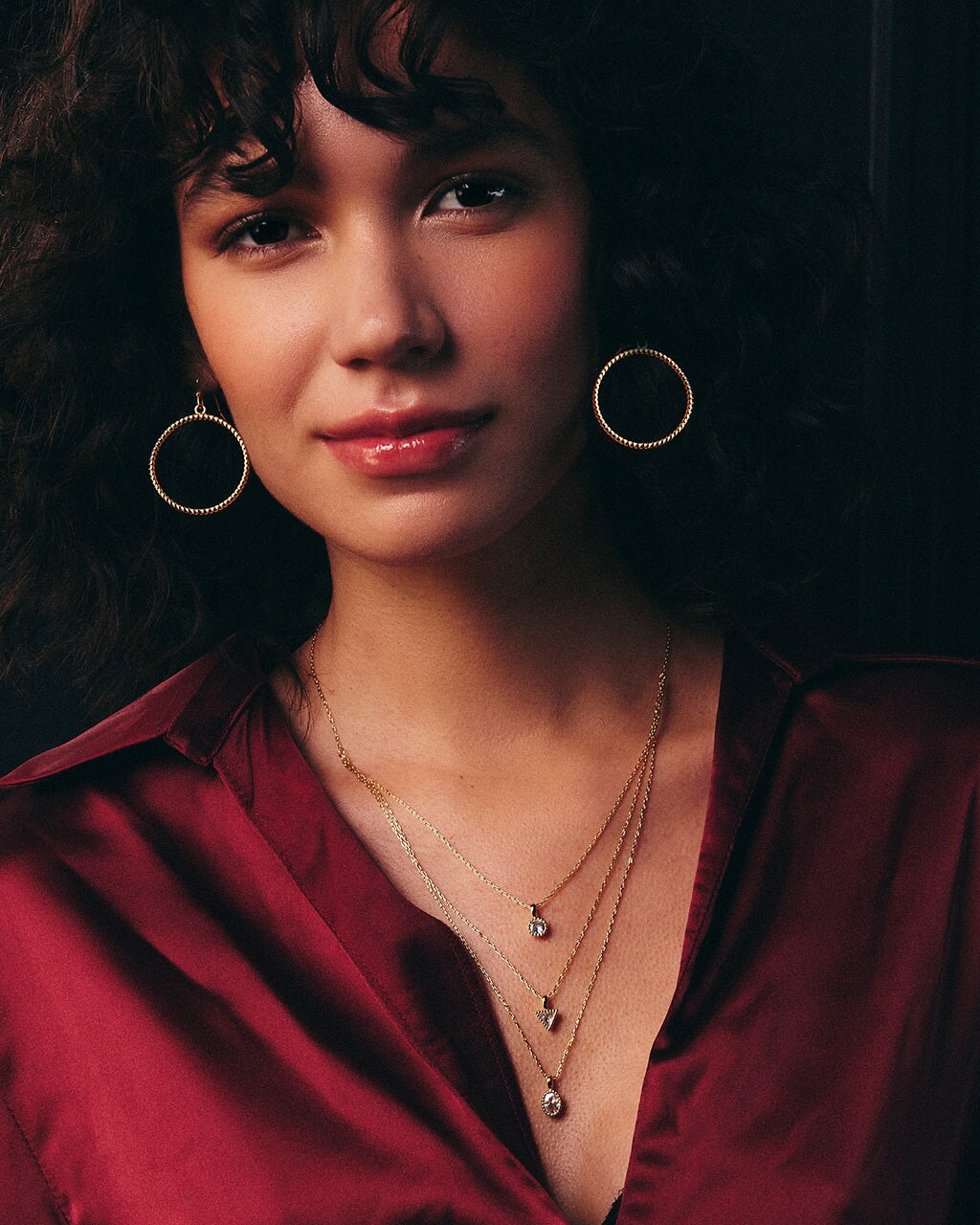 Julie CZ & Layered Chain Necklace - Elegant Cubic Zirconia Layered Necklace for Women, Perfect for Date Night, Party & Everyday Wear