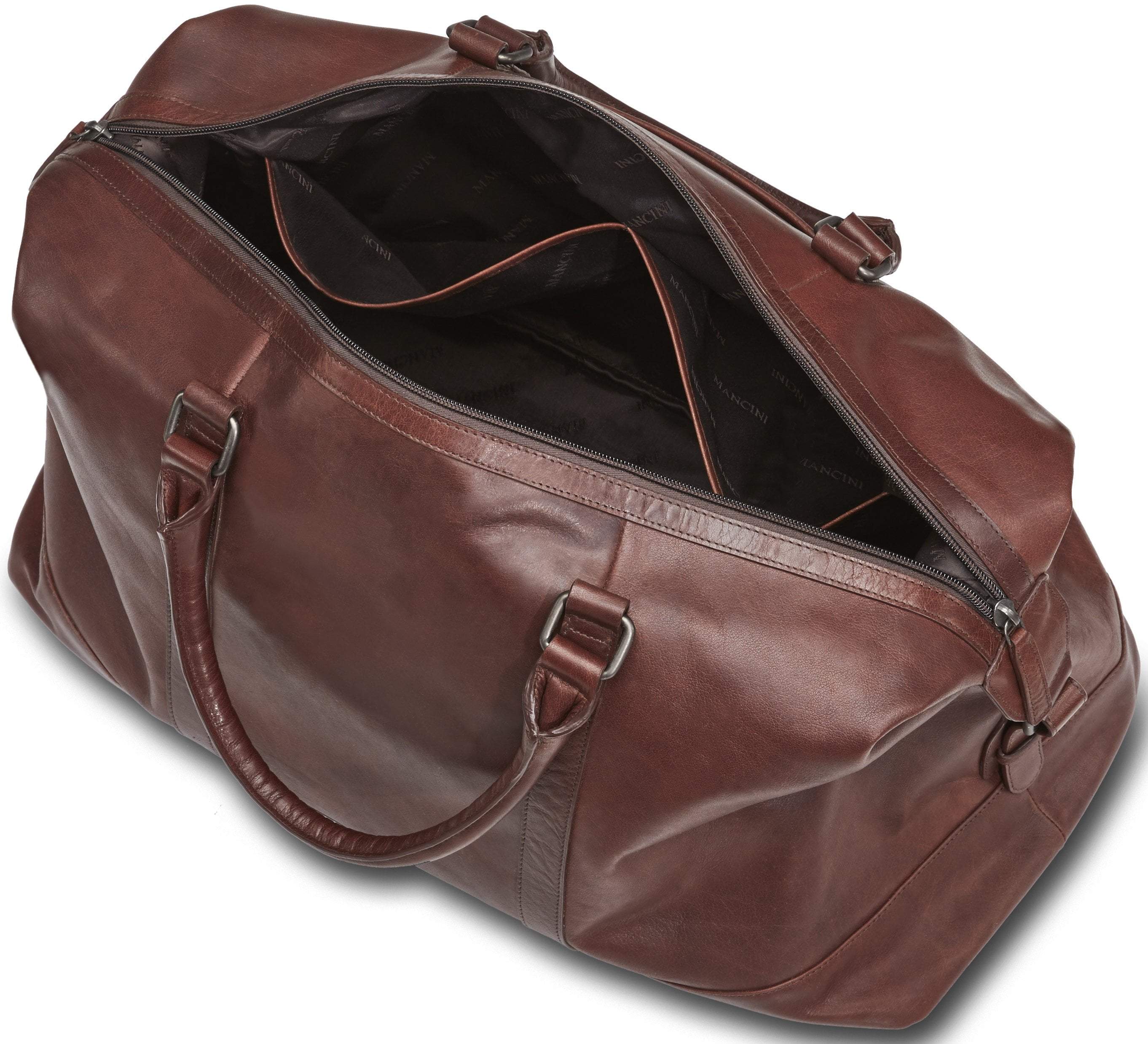 Mancini BUFFALO Carry On Luggage - Lightweight Durable Travel Bag for Airplane, Business Trips & Weekend Getaways