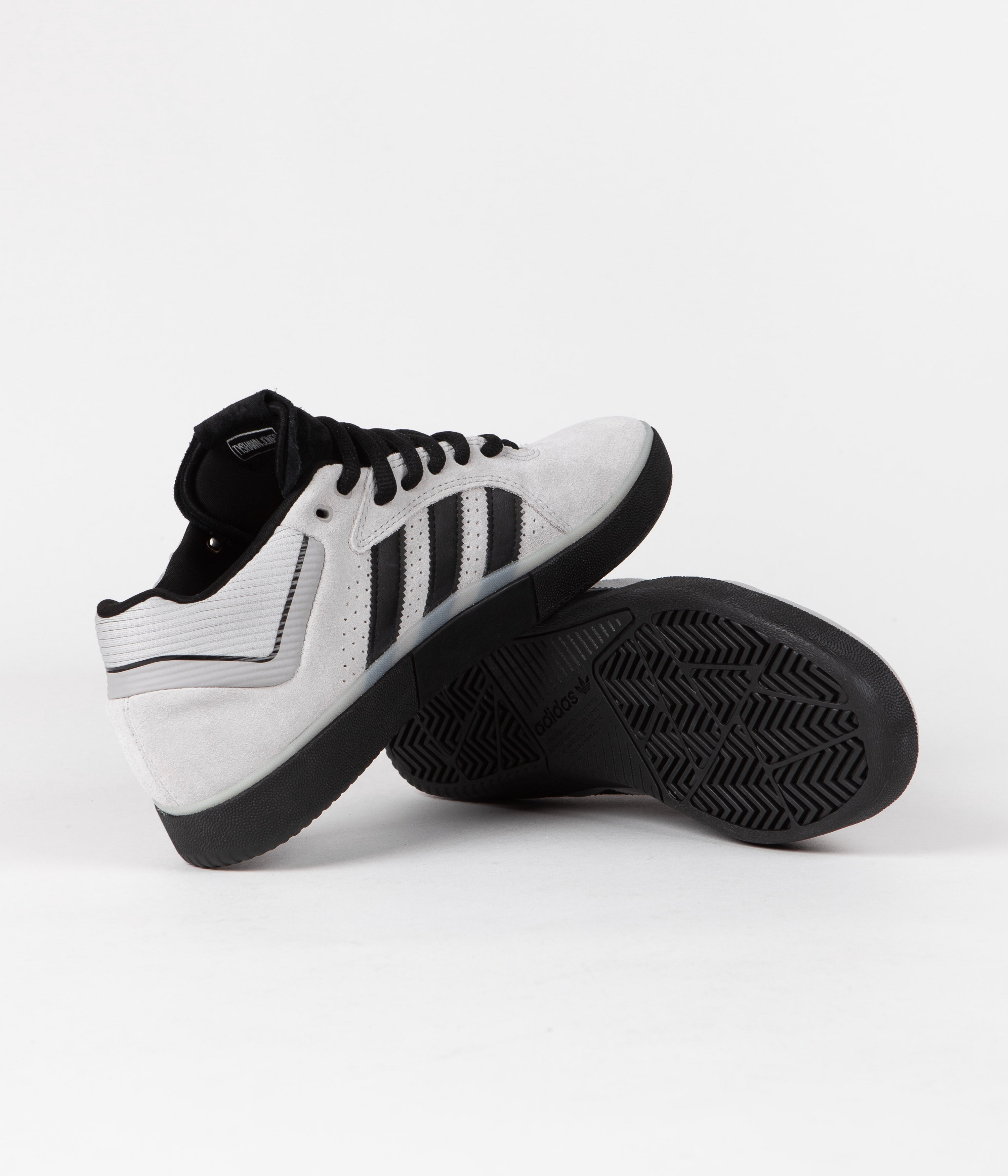 Adidas Tyshawn Men's Running Shoes - Grey Two/Core Black/Silver Metallic - Lightweight Athletic Sneakers for Jogging, Gym & Casual Wear