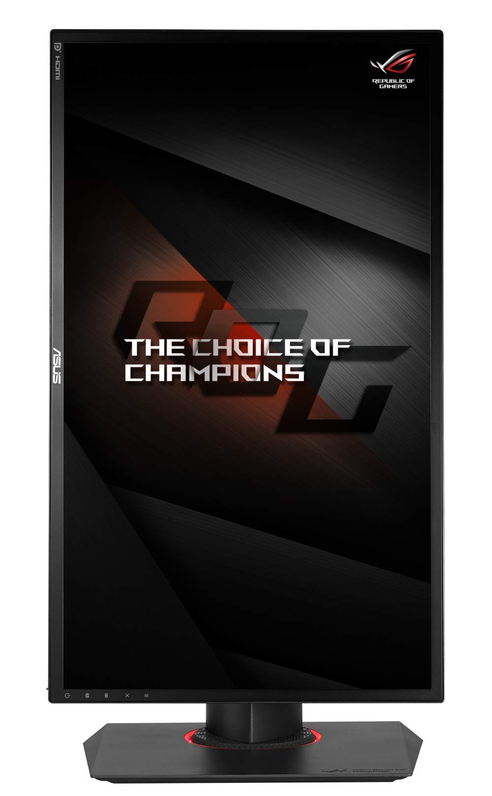 ASUS ROG SWIFT PG248Q 24 Inch FHD 1080p Gaming Monitor - 1ms Response Time, 180Hz Refresh Rate, NVIDIA G-SYNC, DisplayPort & HDMI - Esports & Competitive Gaming Monitor for PC & Console Gamers - Perfect for FPS, Racing & Battle Royale Games