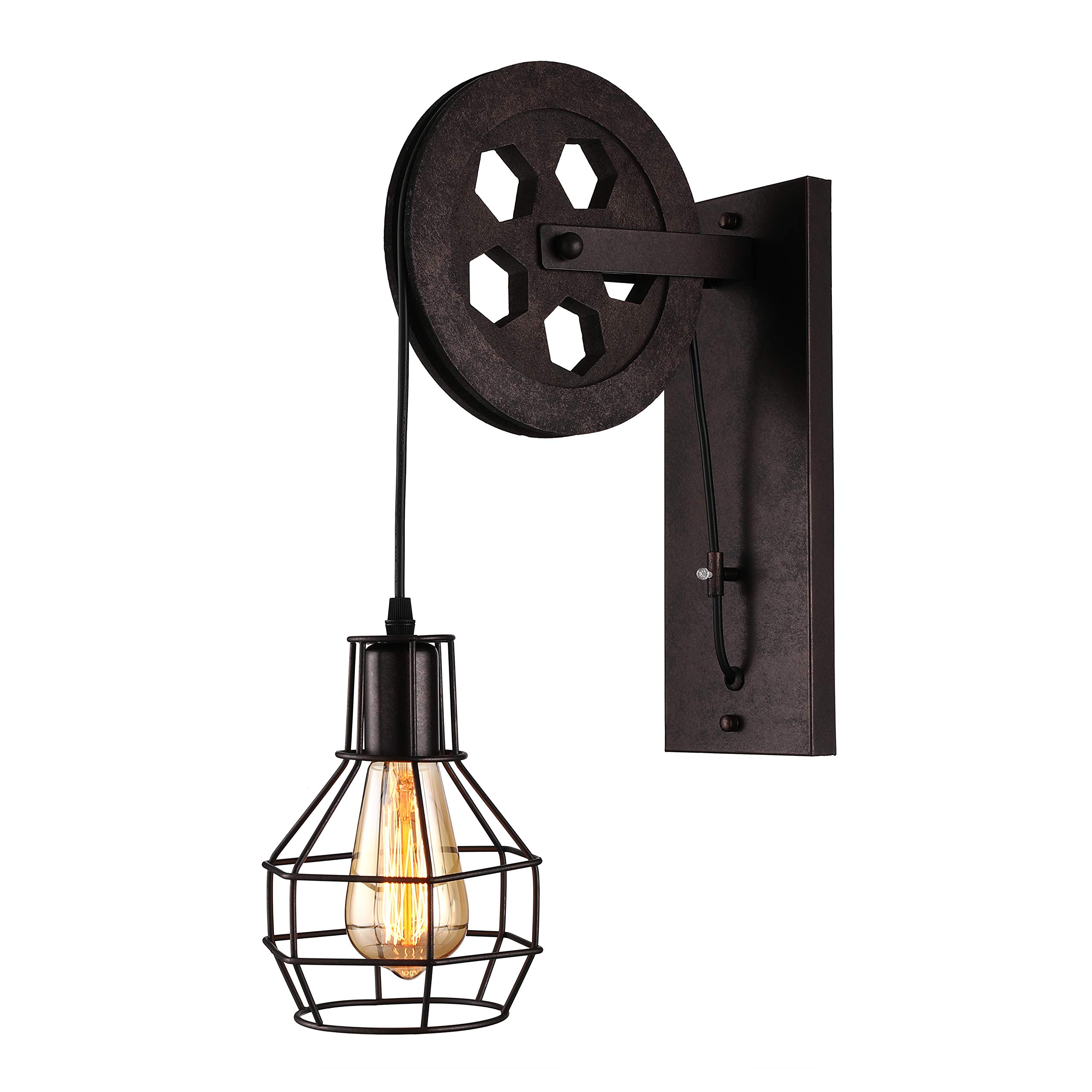 Vintage Industrial Wall Sconce Light - Adjustable 6.3